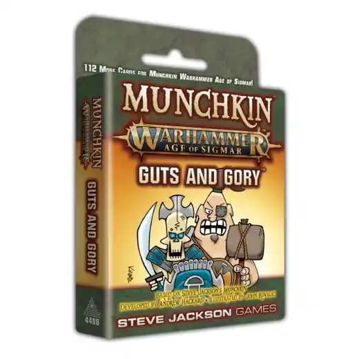 Munchkin Warhammer Age of Sigmar - Guts and Gory (Exp.) - Professionell kvalitet