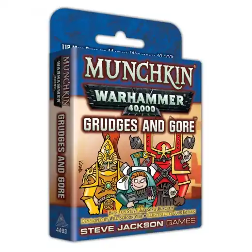 Munchkin Warhammer 40,000 Grudges and Gore (Exp.) - Premiumkvalitet