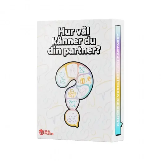 Hur väl känner du din partner? | Kan beställas