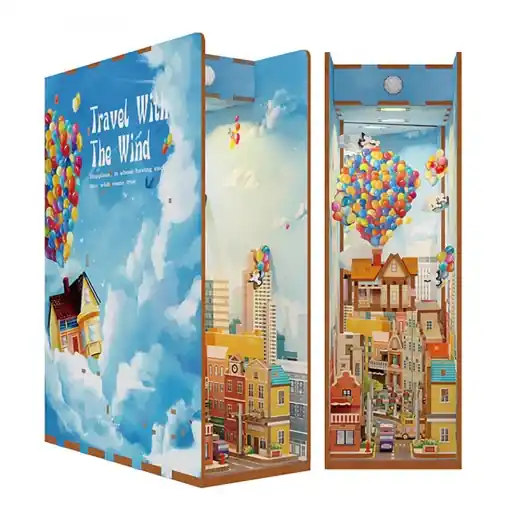 Tonecheer Book Nook - Travel with the Wind - Spara mer