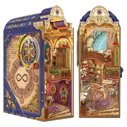 Kampanjpris - Tonecheer Book Nook - Magical Library