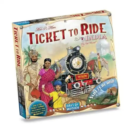 Ticket To Ride India & Switzerland (Exp.) (Swe) - Under begränsad tid