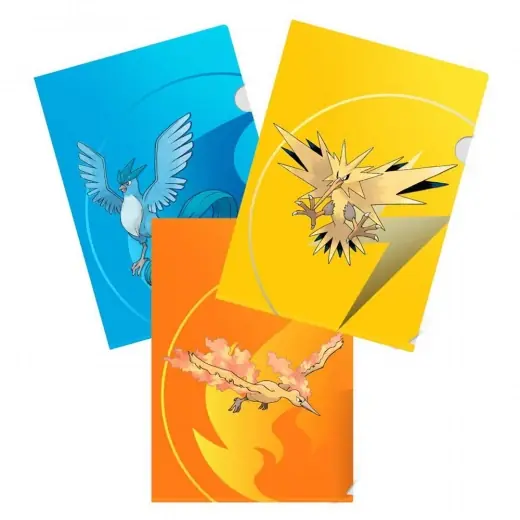 Nytt i sortimentet - Pokémon TCG 3-Pack Tournament Folios - Zapdos - Moltres - Articuno