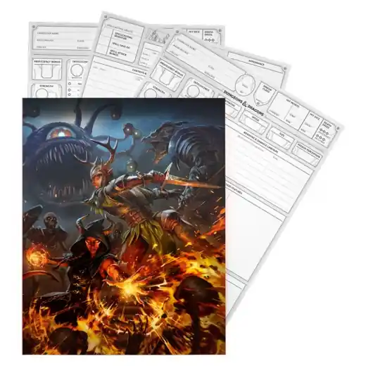 Kanonerbjudande - Dungeons & Dragons Character Sheets 2024