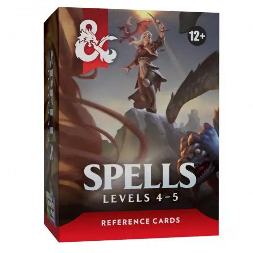 Dungeons & Dragons Spells Levels 4-5 - Reference Cards | Mycket efterfrågad
