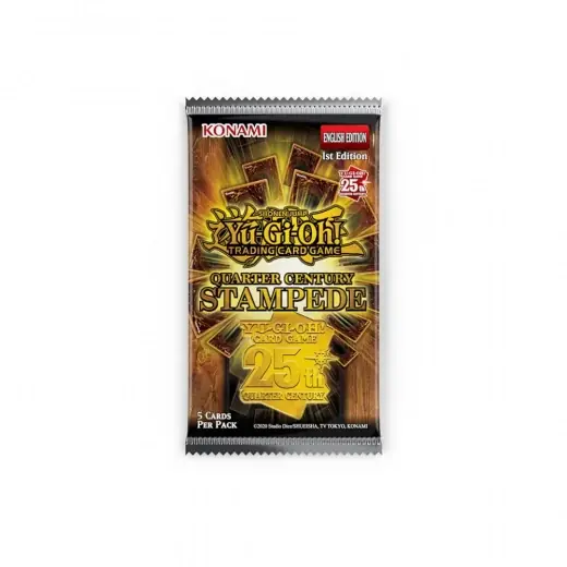 Yu-Gi-Oh! TCG Quarter Century Stampede Booster Pack - Extra rabatt