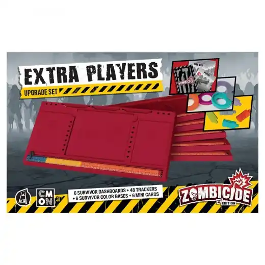 Zombicide 2nd Ed Extra Players Upgrade (Exp.) - Erbjudandet går snart ut