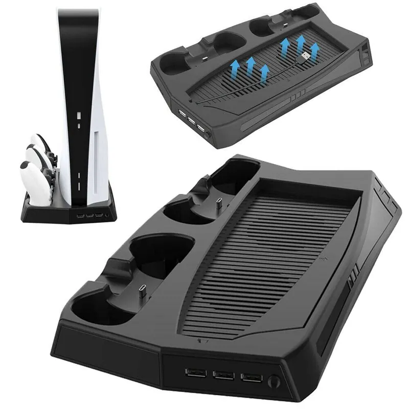 Freaks And Geeks - Charging stand with cooling fan for PS5 | Toppsäljare