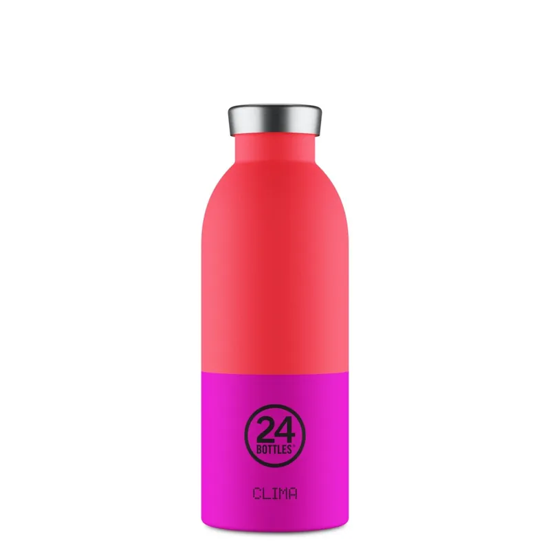 Tidsbegränsat erbjudande | 24Bottles - Clima - Energy - Lilla, Pink - 500 ml