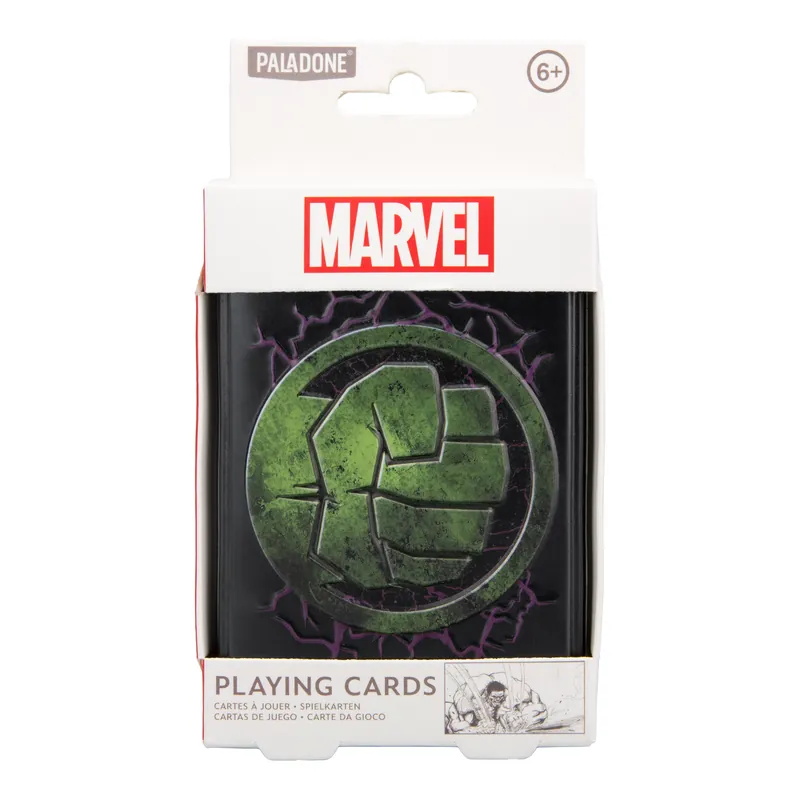 Marvel - Hulk Playing Cards in a Tin | Professionell kvalitet