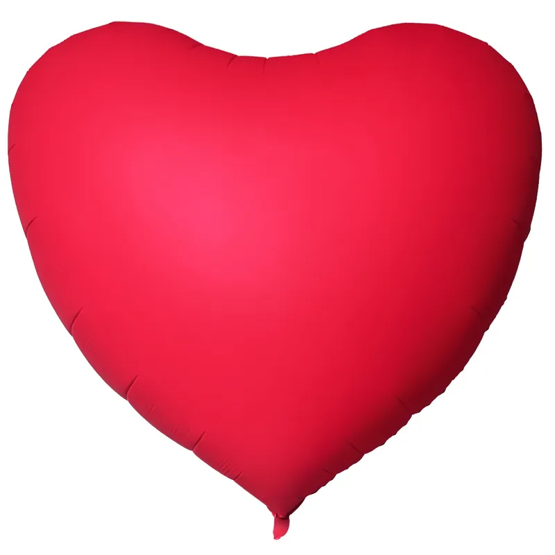 Mikamax - XXL Heart Foil Balloon - Professionell kvalitet