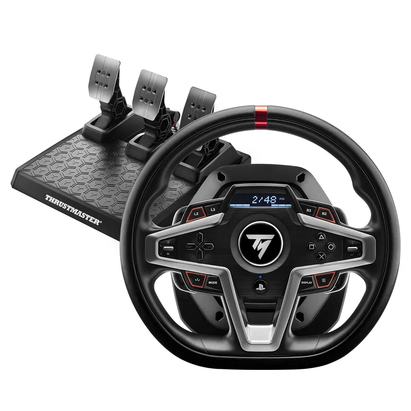 Thrustmaster - T248 Racing Wheel and Magnetic Pedals for PS5, PS4 & PC | Lågt pris
