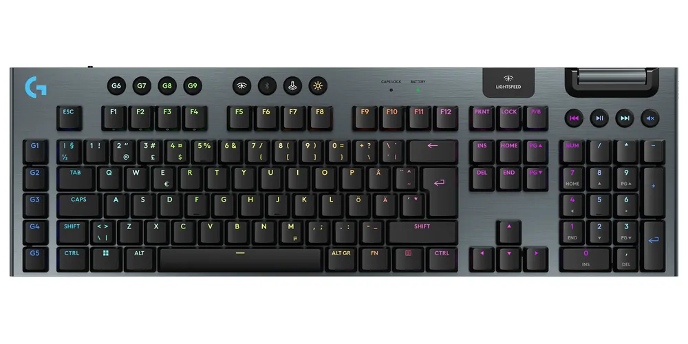 Spara mer - Logitech - G915 X LIGHTSPEED Low-Profile Wireless Gaming Keyboard