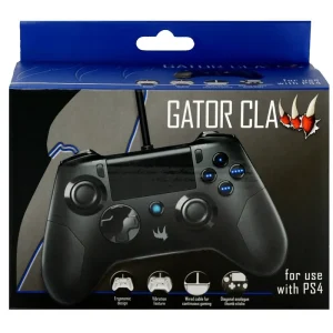 Passa på | Gator Claw Wired Controller for Playstation 4 - Black (ORB)
