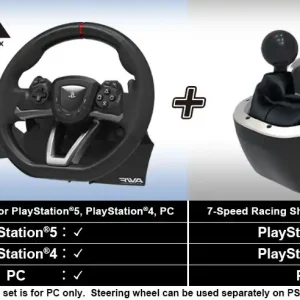 Favorit | HORI - Racing Wheel Apex + 7-Speed Racing Shifter Bundle For PC (Windows 11/10)