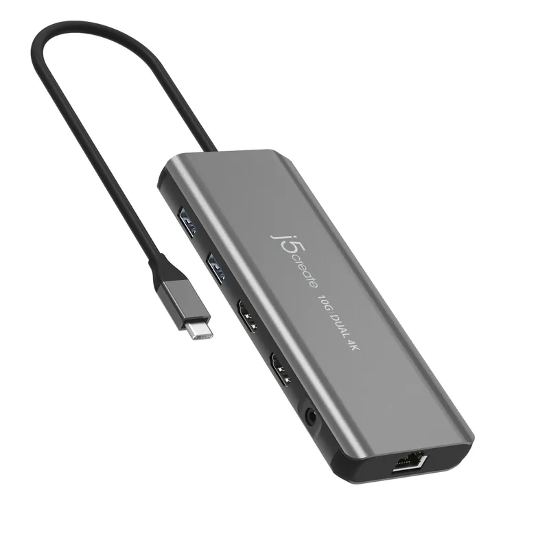 Nytt lägre pris - J5create - USB-C Dual 4K HDMI 10Gbps Mini Dock