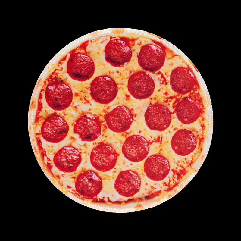 Mustard - Pizza Mouse Mat - Vibrant, Realistic Pizza Print - Beställ idag
