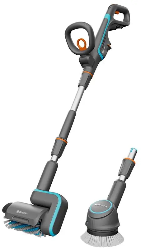 GARDENA - AquaBrush Universal 18V P4A Solo – Batteridriven Ytrengörare (Utan Batteri) - Expressfrakt
