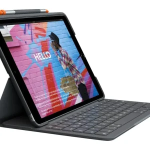 Försäljningssuccé | Logitech - Slim Folio 10th gen - Nordic - Oxford Grey