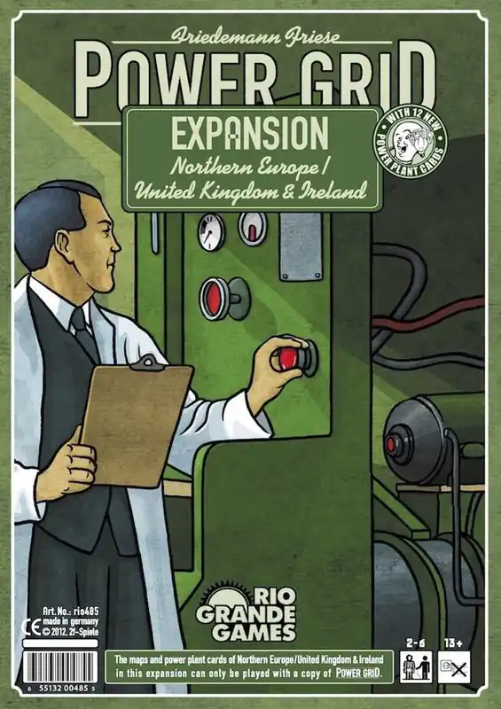 Snabb leverans - Power Grid Northern Europe/UK (Recharged edition)