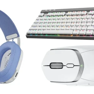 Logitech - Lightspeed Essentiel Starter Pack - G435 Headset - G515 Keyboard - G309 Mouse - White - Bundle - Tidsbegränsat erbjudande