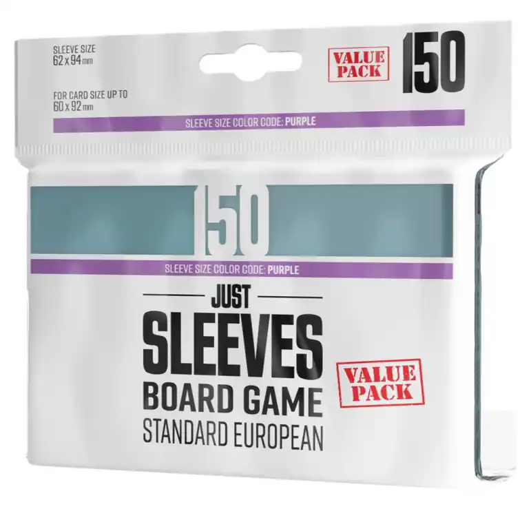 Precis inkommet - Just Sleeves - Standard European Value Pack (150)