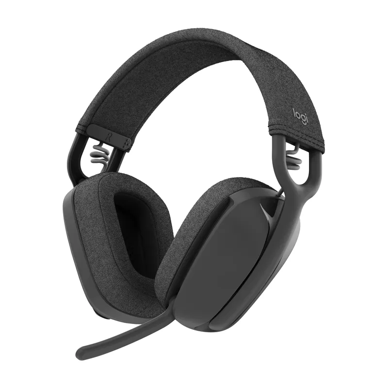 Logitech - Zone Vibe 100 Lightweight Wireless Over Ear Headphones - Noise Canceling Microphone - GRAPHITE | Nedsatt pris