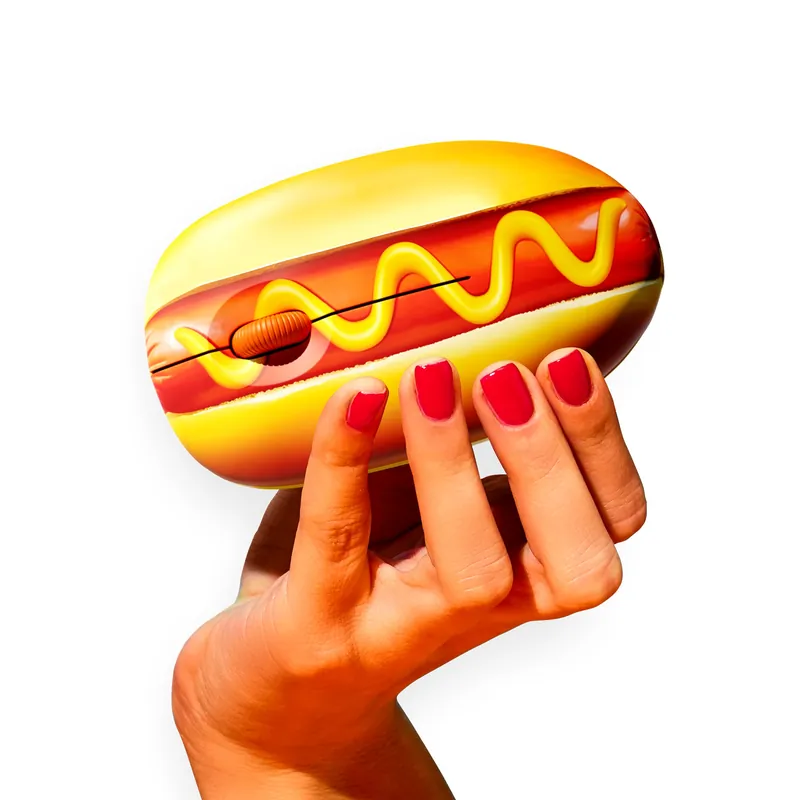 Tryggt köp | Mustard - Hot Dog Mouse - Vibrant