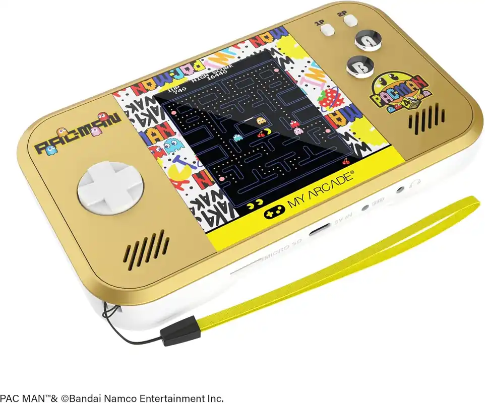 My Arcade - Pac-Man Pocket Player Max - 45th Anniversary Portable Gaming System - Rea