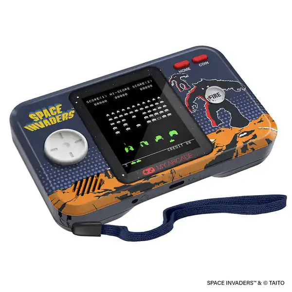 Beställ online | My Arcade - Space Invaders Portable Gaming System + Travel Case