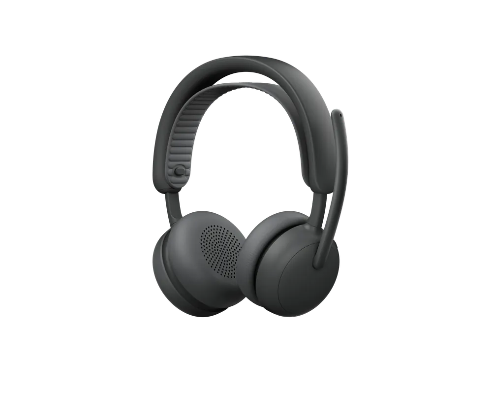 Logitech - Zone Wireless 2 ES – Wireless Noise Cancelling Headset with Adaptive Hybrid ANC, Bluetooth - Rea