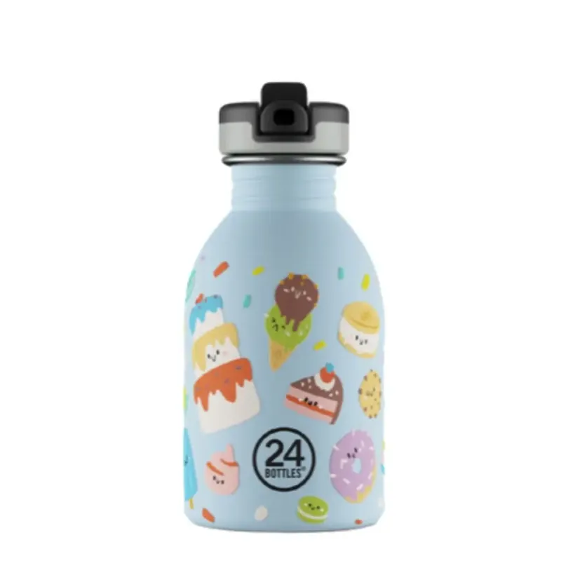 24Bottles - Urban Bottle - Sweet Friends - Blå - 250 ml - Fabrikspris