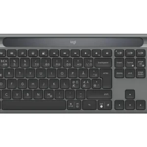 Logitech – K980 Signature Slim Solar+ tangentbord – Grafit (Nordiskt layout) | Köp online