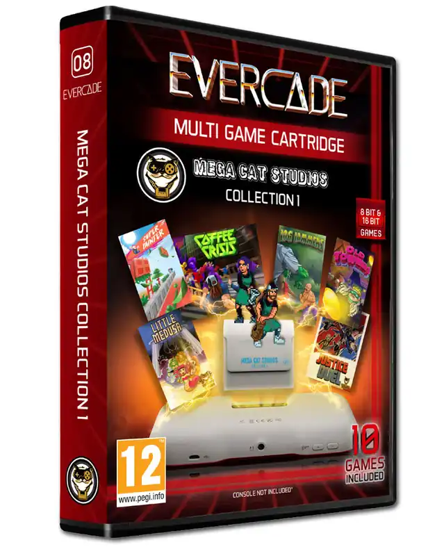 Mycket uppskattad - Blaze Evercade MegaCat Cart 1 EFIGS - BLAZE TAB Plus