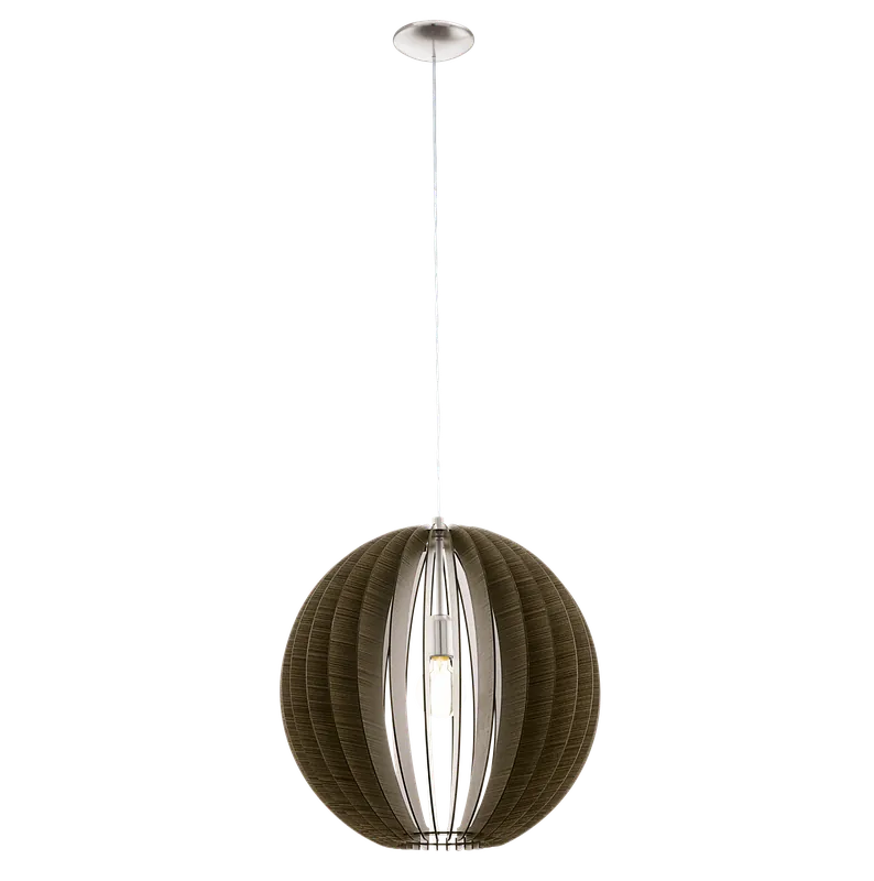 Passa på | EGLO COSSANO taklampa – Ek och satin nickel – 50 cm