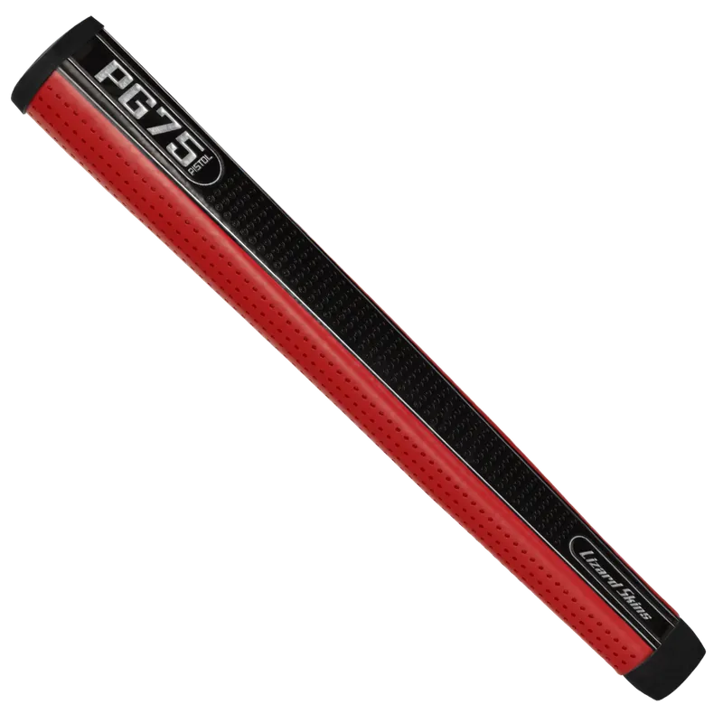 DSP Ultra Golf Grip - PG75 - Jet Black/Crimson Red - 38.4 mm | Finns i lager