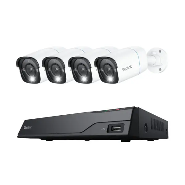 Under begränsad tid - Reolink – NVS8-8MB4 (RLK8-800B4) 4K UHD 8-kanals NVR-system – Vit