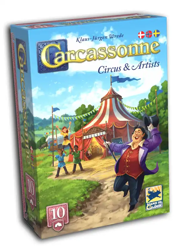 Carcassonne Expansion 10 - Circus & Artists expansion 2025 (svensk version) - Bara denna vecka