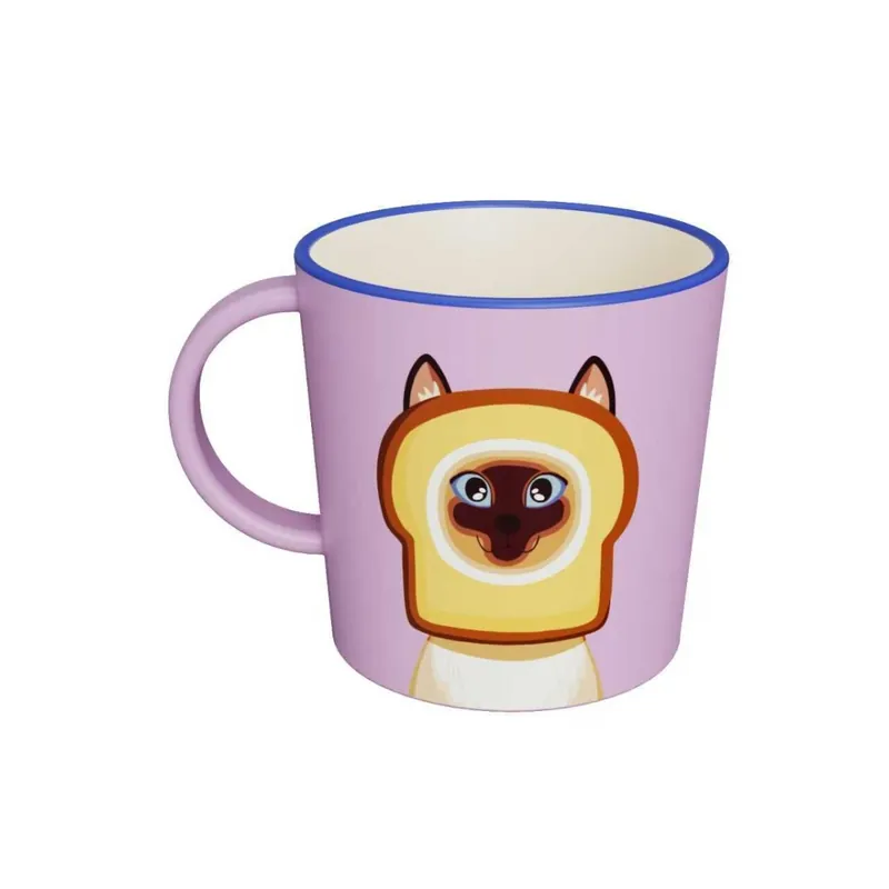 Quy Cup - Mug - Toast Cat | Nyligen tillagt