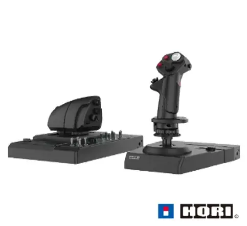 HORI - HORI HOTAS Flight Control System & Mount for PC (Windows 11/10) High-End Flight Stick & Throttle for PC Flight Sims | Utförsäljning