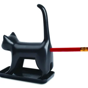 Winkee - Pencil sharpener - Sharp end Cat Black with sound - Black | Kundfavorit