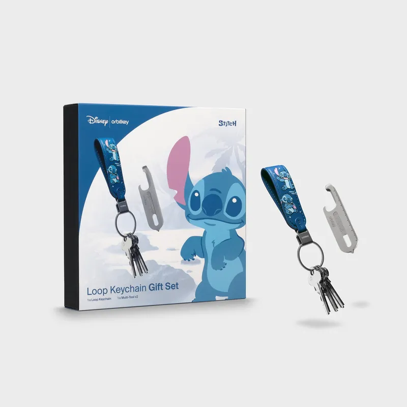 Orbitkey - Loop Keychain + Multitool v2 Kit - Stitch | Kanonpris