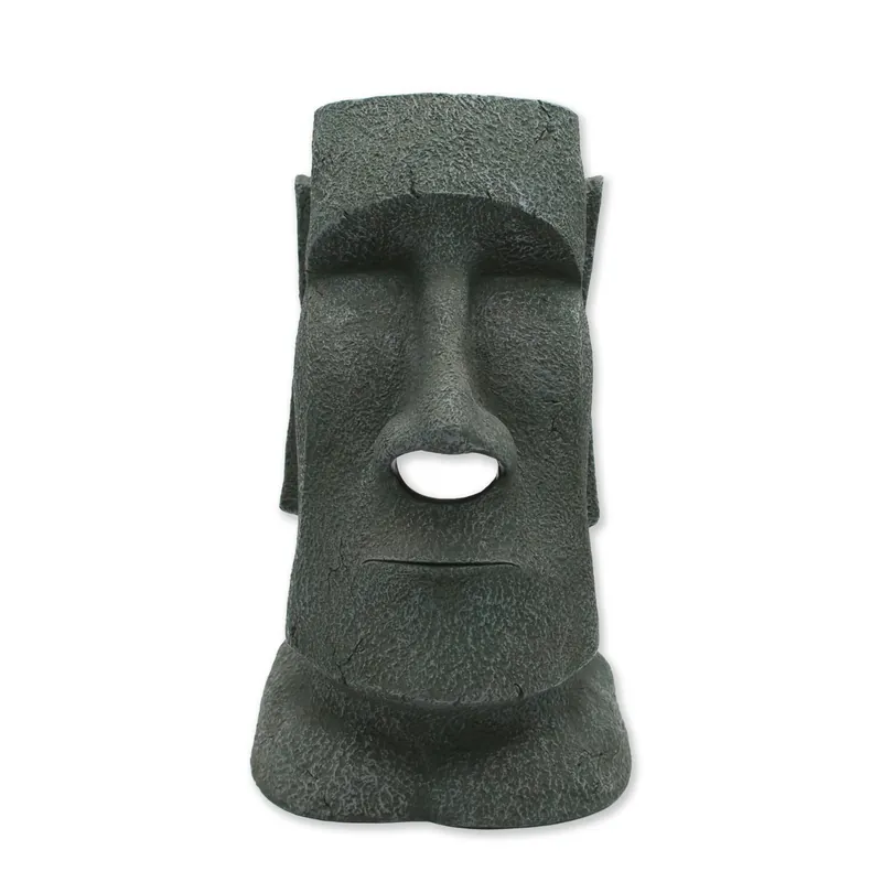 Winkee - Napkin Dispenser Moai Stone - Natural Stone Gray - Approximately 12 Inches Tall - Nytt i sortimentet