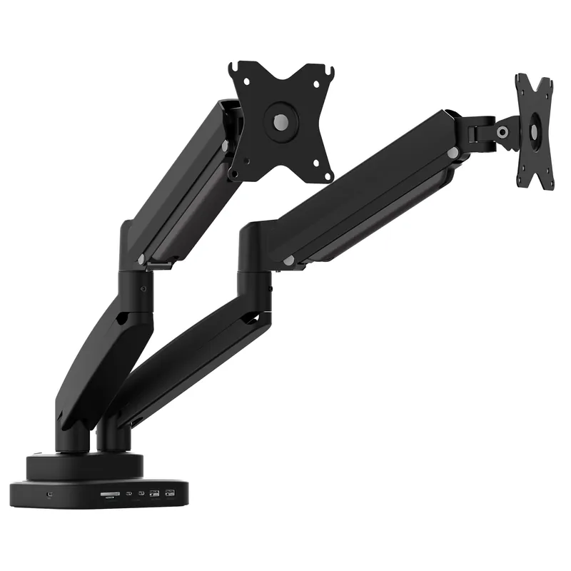 J5create - Ergonomic Dual-Monitor Mount With Docking Station - I lager