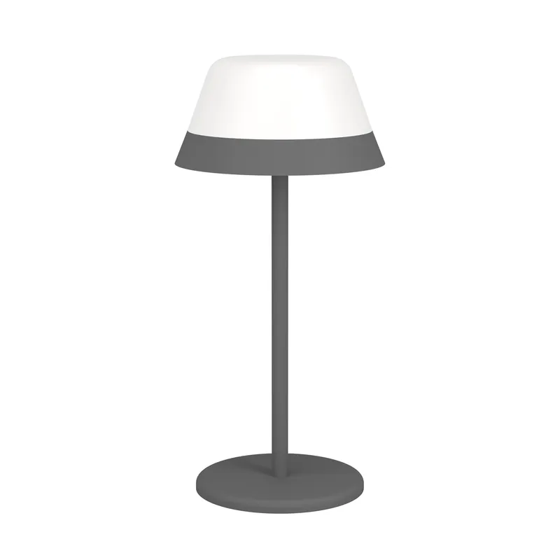 EGLO Meggiano Bordslampa – Elegant Grå & Vit Design - Kan beställas
