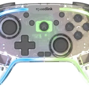 Speedlink - RAIT NX RGB Gamepad - Wireless/Wired - for PC/Android/Switch OLED/Lite, clear transparent | Ny lansering
