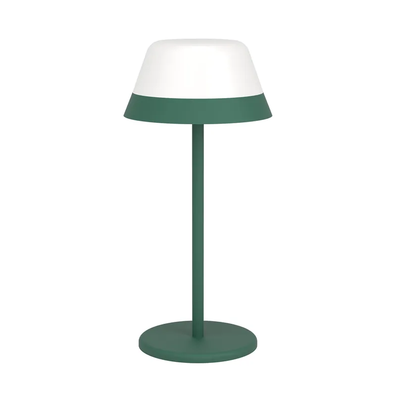 Kanonpris - EGLO Meggiano Bordslampa – Fräsch Grön & Vit Design