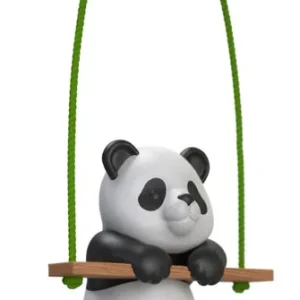 Winkee - Car Friends Panda - Classic Black and White - 10 cm x 8 cm x 5 cm | Finns tillgänglig