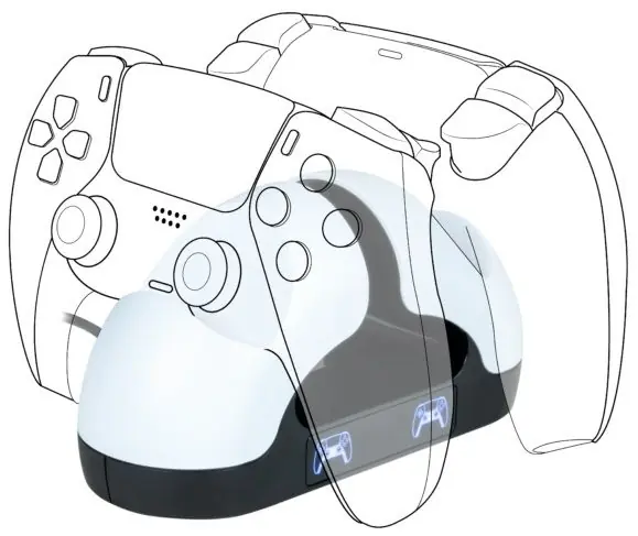 Passa på - Nacon Playstation Vr2 Dual Charger For Dualsense /Ps5