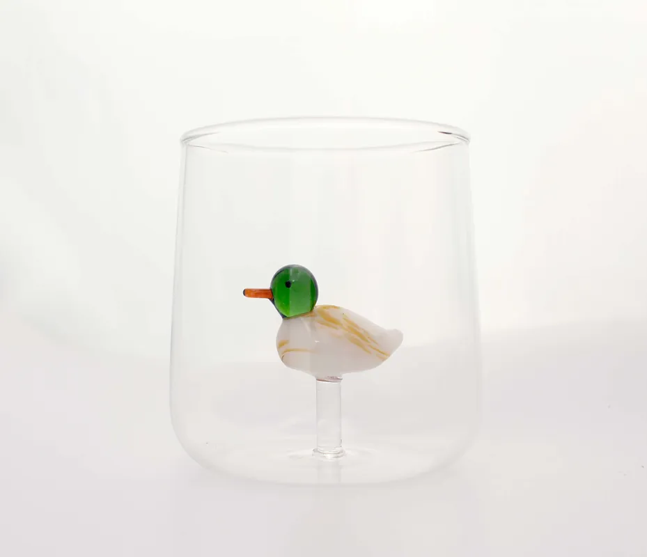Winkee - Drinking Glasses - Handmade Duck | Erbjudande